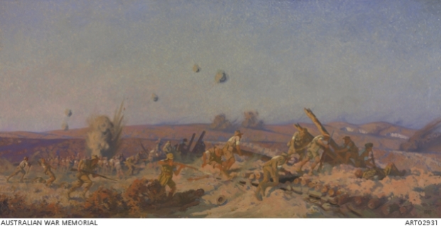 'The Taking of Lone Pine'. Fred Leist 1921. Used with permission of the Australian War Memorial